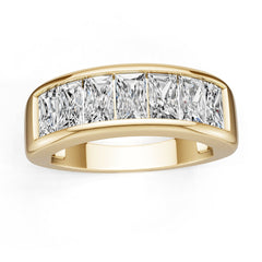 14K Gold Semi Mount Ring Setting Princess Pr 5x3mm Syz Jewelry