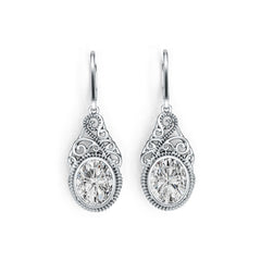 10K Gold Semi Mount Earrings Setting Oval OV 10X8mm DHJ