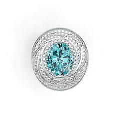 Sterling Silver Semi Mount Ring Setting Oval OV DHJ