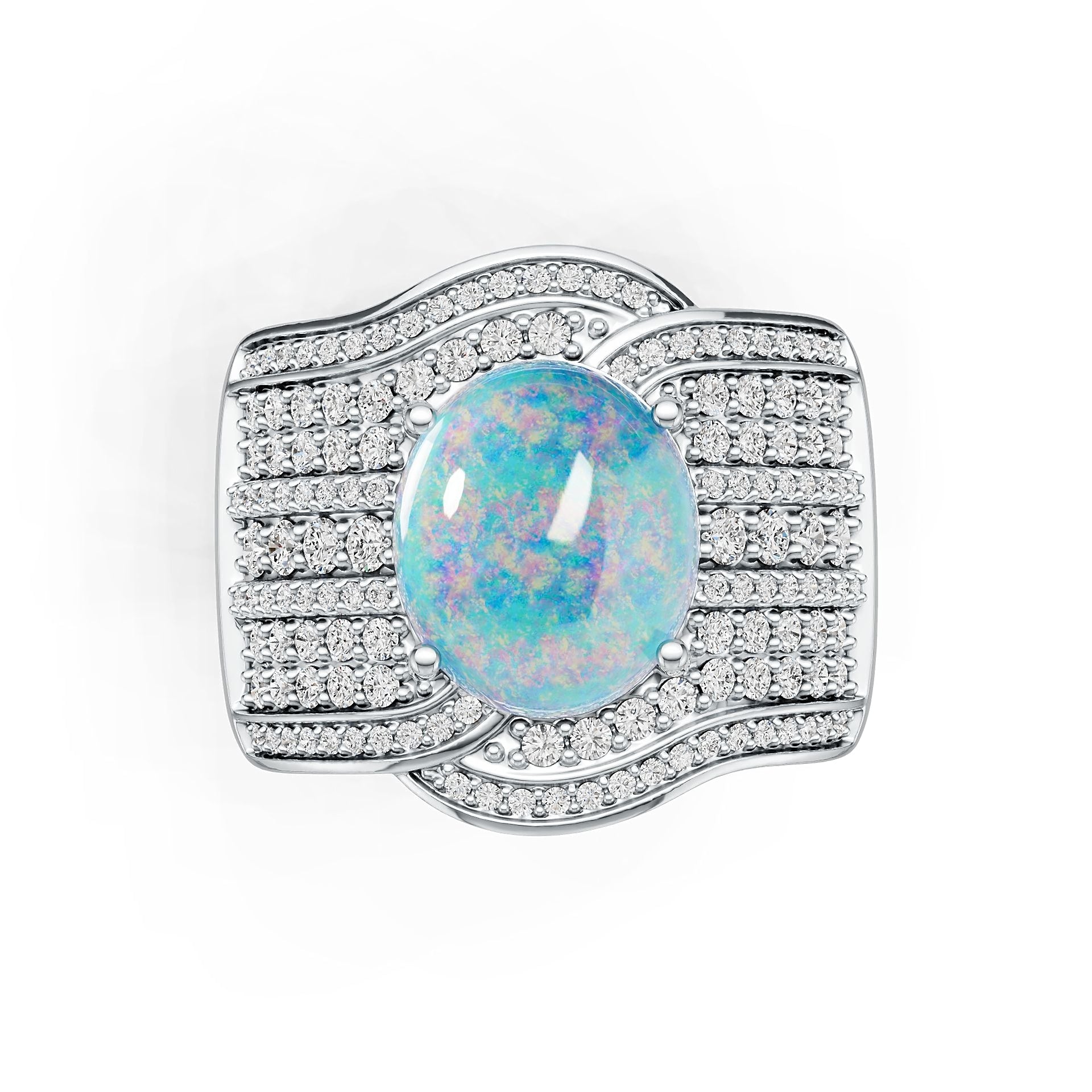 Platinum Semi Mount Ring Setting Round Ro Syz Jewelry