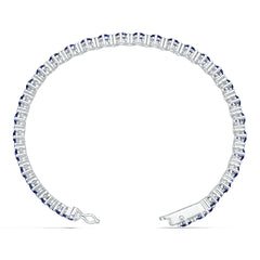 Platinum Semi Mount Bracelet Setting Round Ro 4x4mm Syz Jewelry