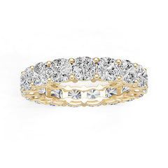 14K Gold Semi Mount Ring Setting Cushion Cu 4x4mm Diamond Accent Syz Jewelry