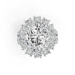 Sterling Silver Semi Mount Ring Setting Round RD 2.1mm Split Shank DHJ