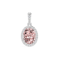 10K Gold Semi Mount Pendant Setting Oval Ov 9x7mm Syz Jewelry