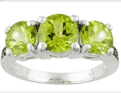 18K Gold Semi Mount Ring Setting RD 7x7mm RD 6x6mm Diamond Accent Syzjewelry