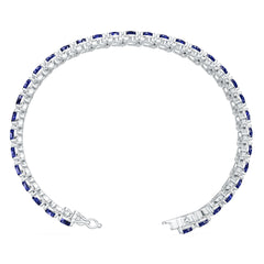 Platinum Semi Mount Bracelet Setting Round Ro 5x2mm Syz Jewelry