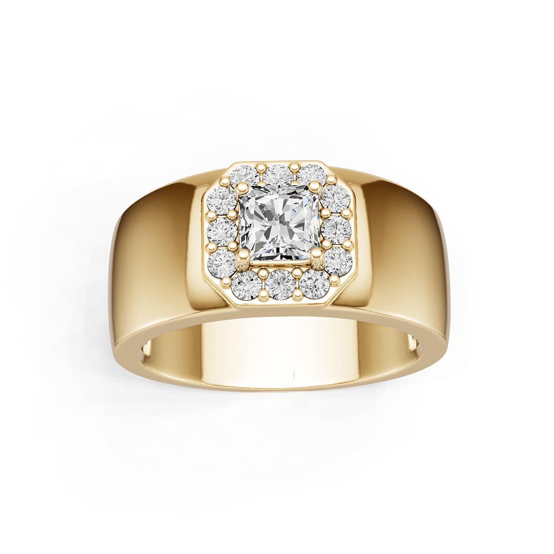 Platinum Semi Mount Ring Setting Round Ro 5x5mm Diamond Accent Syz Jewelry