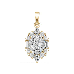 Sterling Silver Semi Mount Pendant Setting Oval OV 10X9mm Syzjewelry