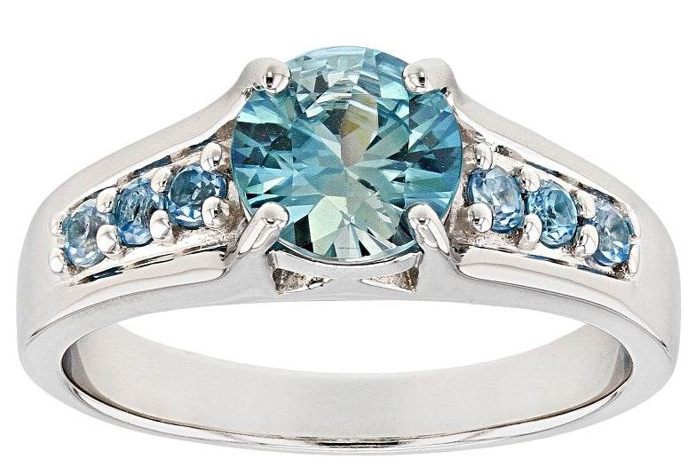 10K Gold Semi Mount Ring Setting Round RD 7x7mm Moissanite Accent DHJ
