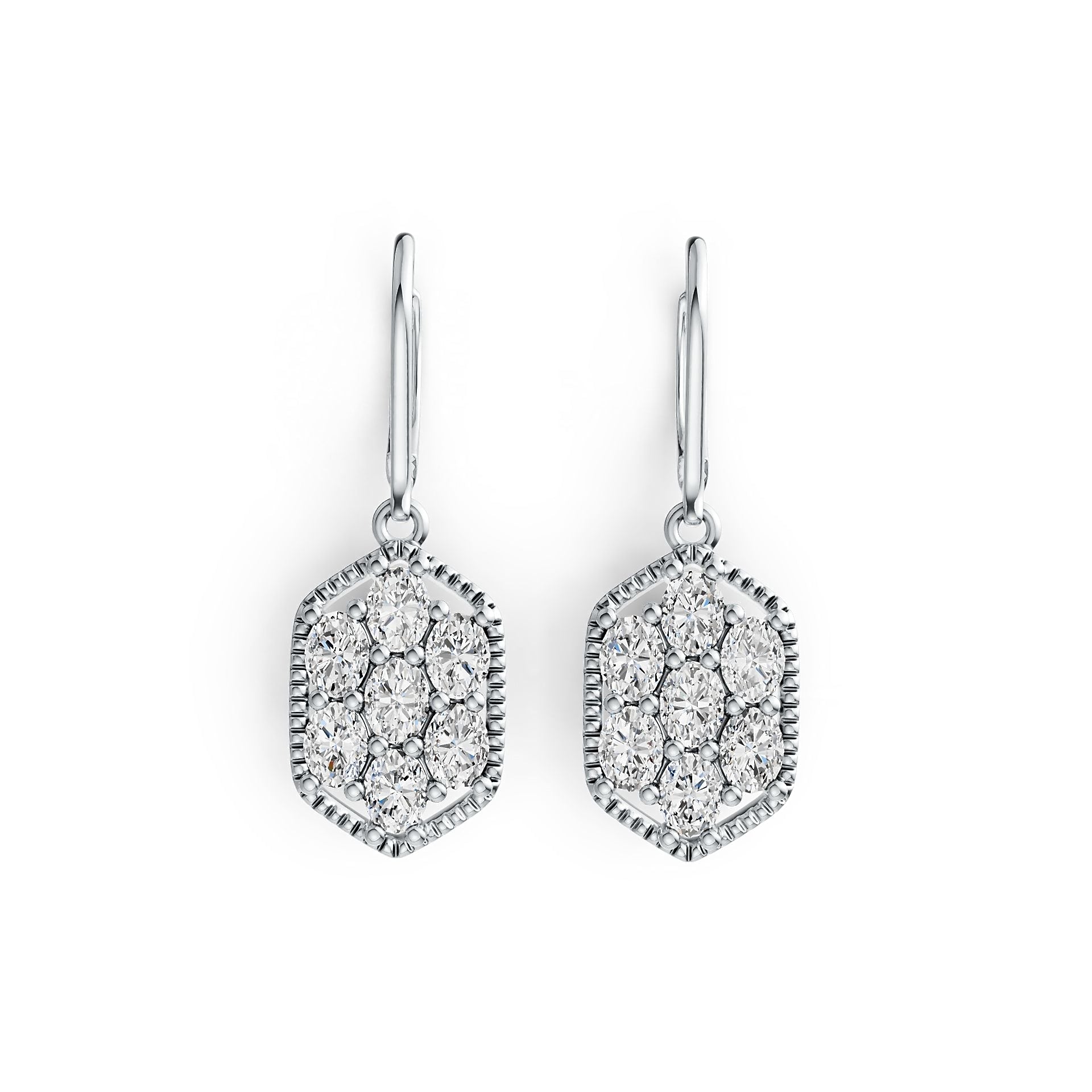Sterling Silver Semi Mount Earrings Setting Oval OV 4X3mm DHJ