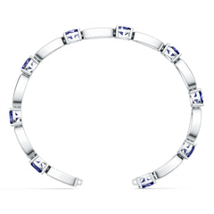 Platinum Semi Mount Bracelet Setting Round Ro 7x5mm Syz Jewelry