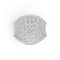 Sterling Silver Semi Mount Ring Setting Round RD 2.5mm DHJ