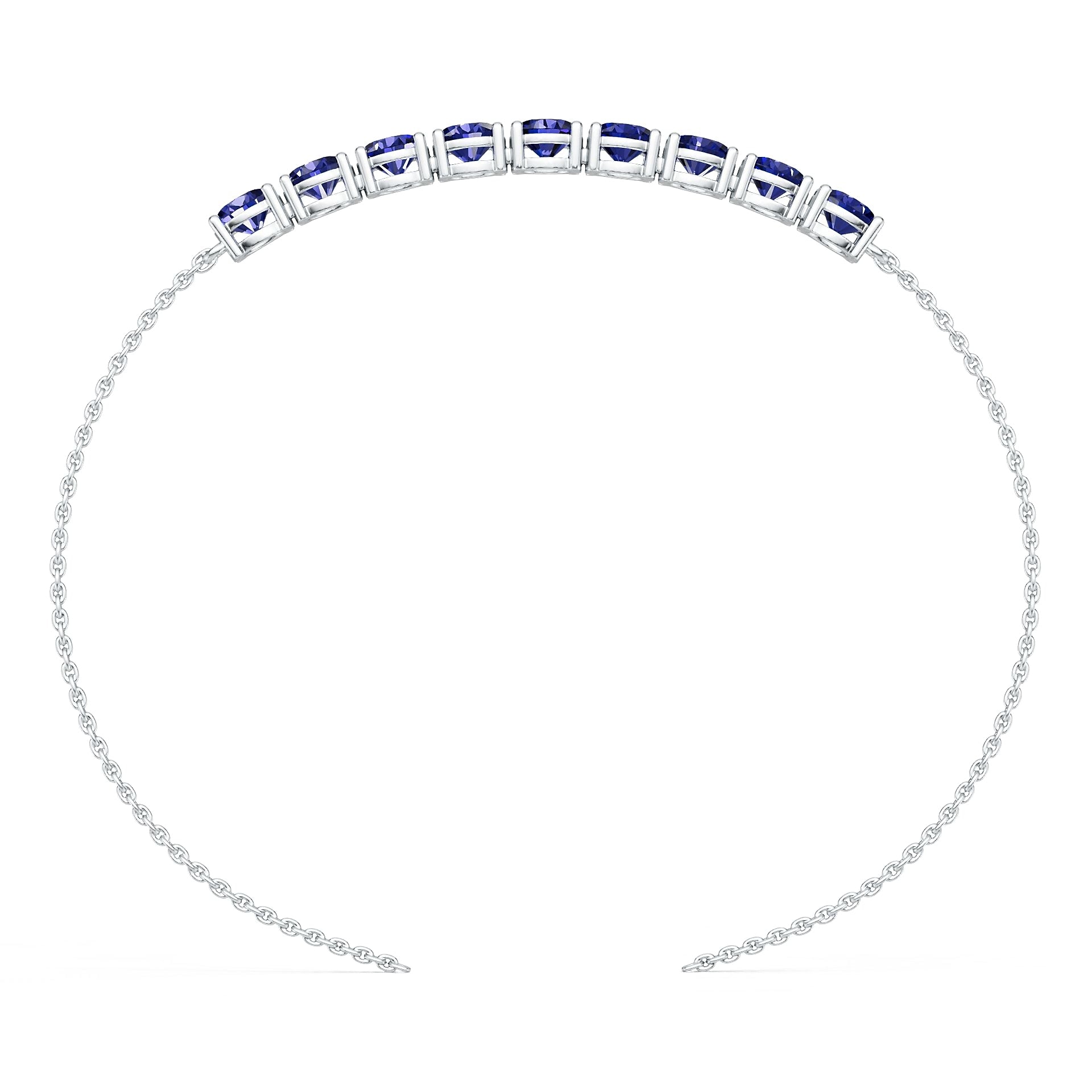 14K Gold Semi Mount Bracelet Setting Round Ro Syz Jewelry