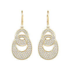 18K Gold Semi Mount Earrings Setting Round Ro 6x6mm Diamond Accent Syz Jewelry