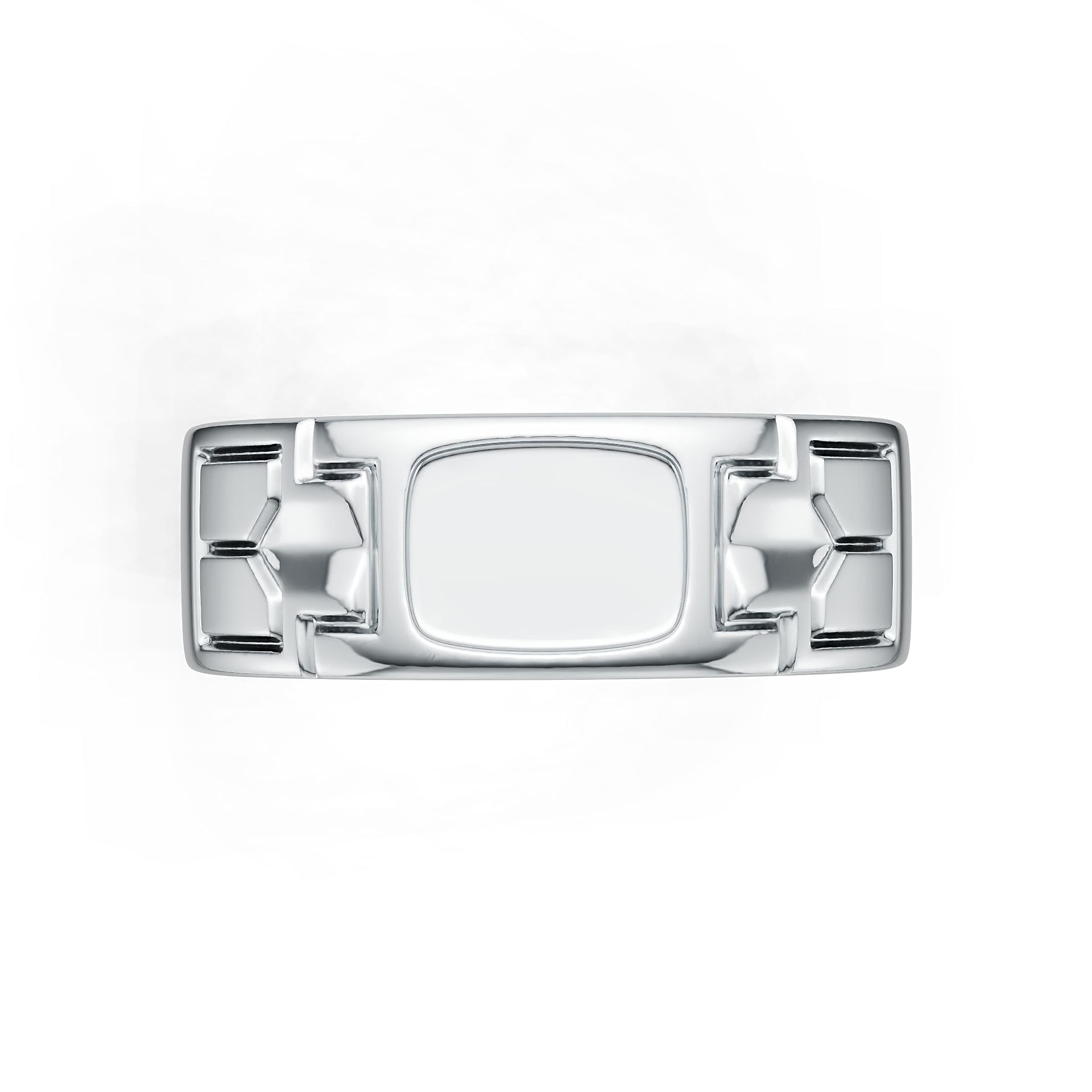 Platinum Semi Mount Ring Setting Round Ro 6x6mm Syz Jewelry