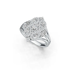 10K Gold Semi Mount Ring Setting Oval OV 6X4mm Moissanite Accent DHJ