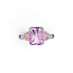 Sterling Silver Semi Mount Ring Setting Emerald OCT 10X8MM HT 5X5MM DHJ