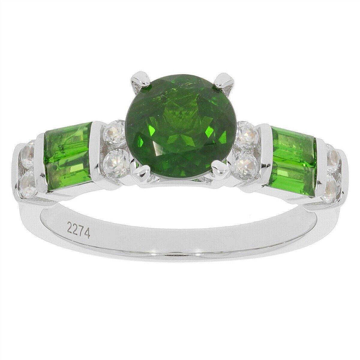 10K Gold Semi Mount Ring Setting Round RD 7x7mm PJC2274R- Moissanite Accent Syzjewelry