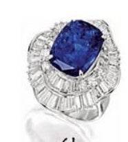 Platinum Semi Mount Ring Setting Cushion CU 14X10mm Diamond Accent DHJ