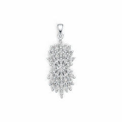 Sterling Silver Semi Mount Pendant Setting Marquise MQ 4X2mm DHJ