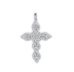 10K Gold Semi Mount Pendant Setting Pear PE 5X4mm PE 5X3mm MQ 4X2mm Moissanite Accent DHJ