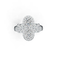 Sterling Silver Semi Mount Ring Setting Oval OV 7X5mm - Syzjewelry