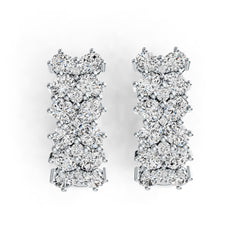 Sterling Silver Semi Mount Earrings Setting Oval OV 4X3mm DHJ