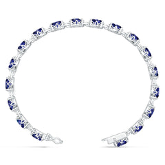 Platinum Semi Mount Bracelet Setting Round Ro 8x6mm Syz Jewelry