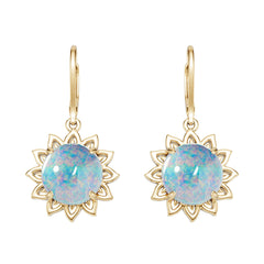10K Gold Semi Mount Earrings Setting Round Ro 10x10mm Syz Jewelry