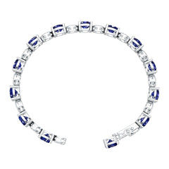 Sterling Silver Semi Mount Bracelet Setting Round RD 7x7mm DHJ