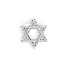 Sterling Silver Semi Mount Pendant Setting Round RD 1.0mm DHJ