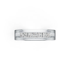 Sterling Silver Semi Mount Ring Setting Princess SQ 2.5mm DHJ