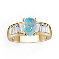 18K Gold Semi Mount Ring Setting Round Ro 9x7mm Diamond Accent Syz Jewelry