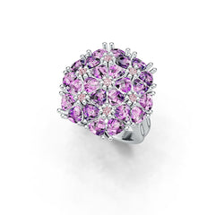 10K Gold Semi Mount Ring Setting Trillion TRI 4X4mm Cocktail Ring Moissanite Accent DHJ