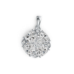 Sterling Silver Semi Mount Pendant Setting Heart HT 7X7mm DHJ