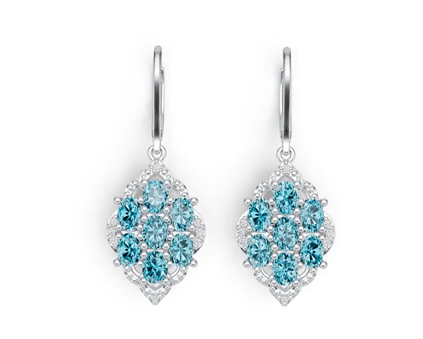 Sterling Silver Semi Mount Earrings Setting Oval OV 4x3mm Syzjewelry