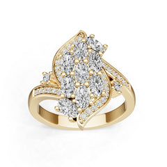 18K Gold Semi Mount Ring Setting Oval Ov 5x3mm Syz Jewelry