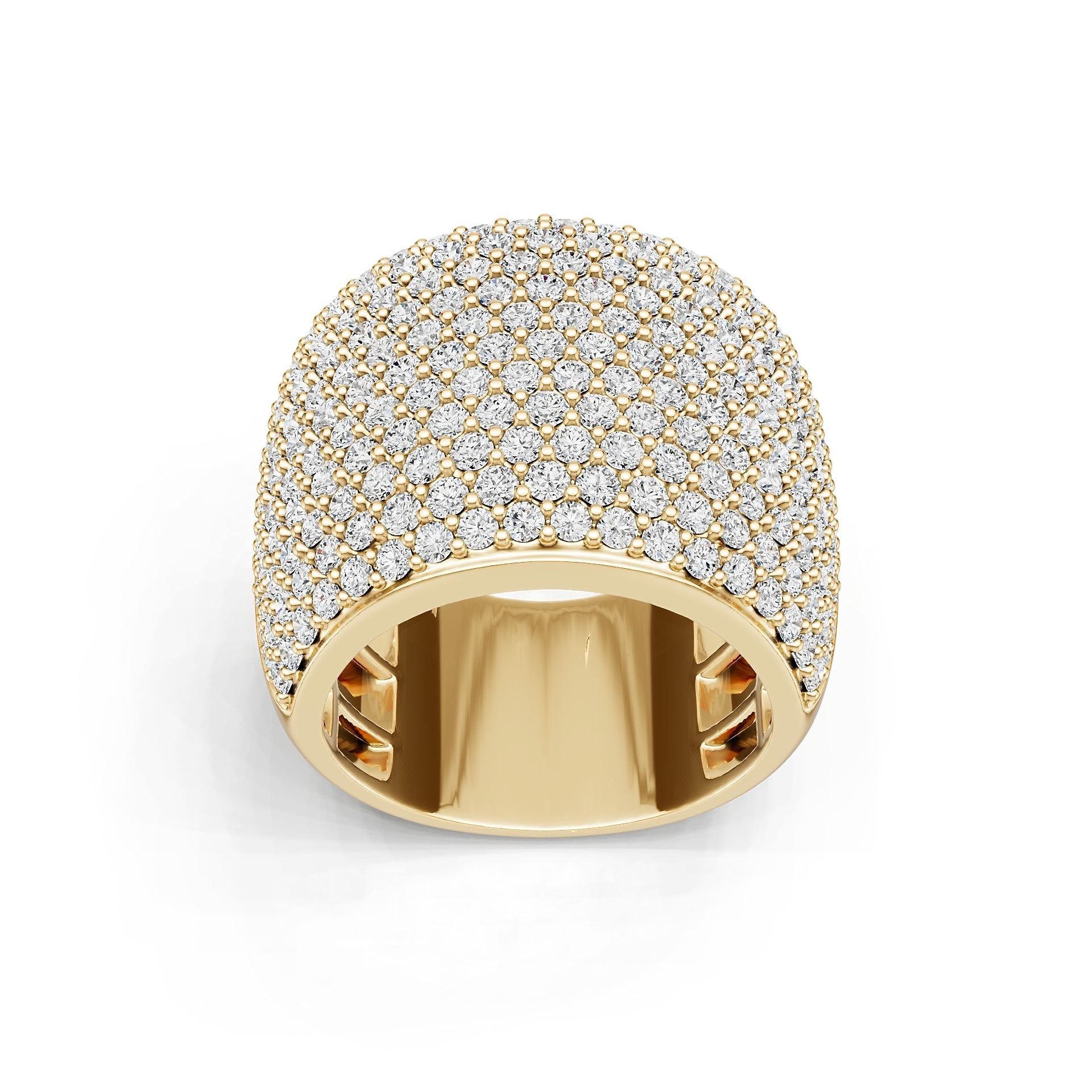 10K Gold Semi Mount Ring Setting Round Ro 6x6mm Syz Jewelry