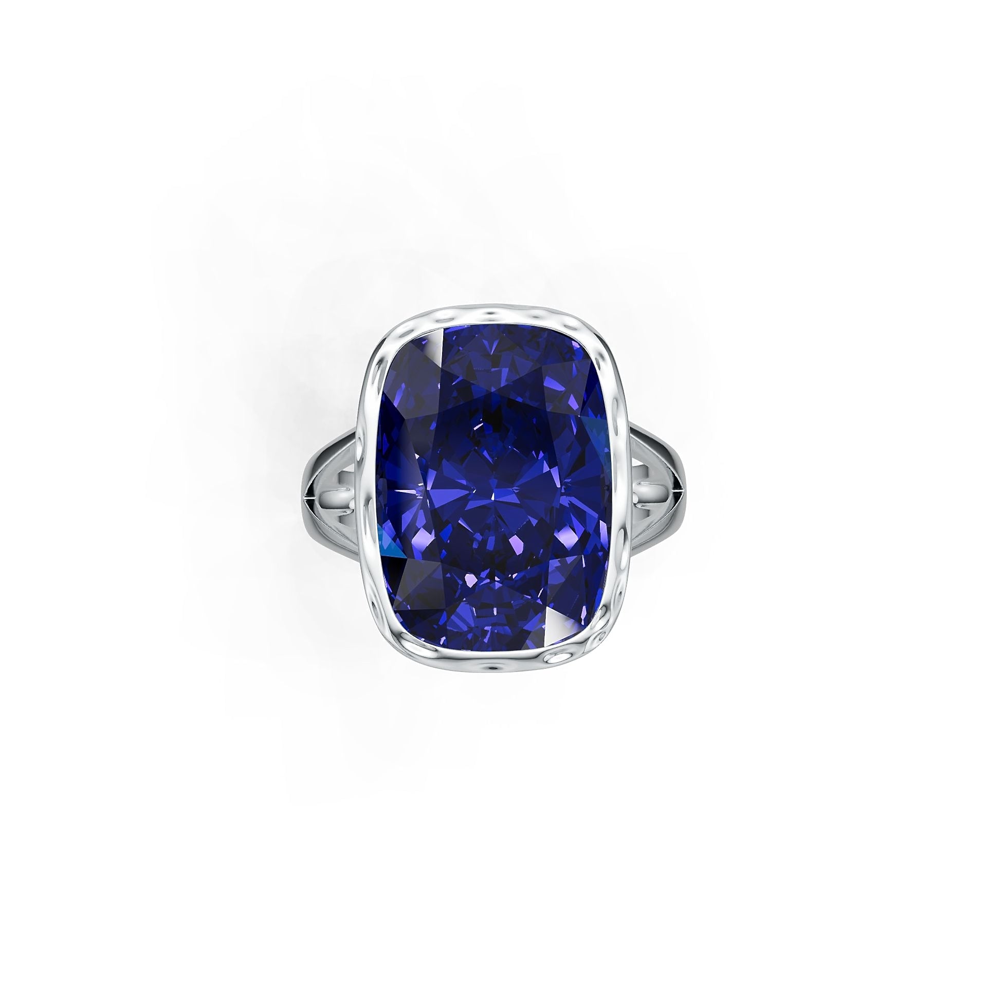 10K Gold Semi Mount Ring Setting Cushion Cu 19x14mm Syzjewelry