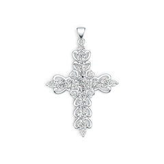 14K Gold Semi Mount Pendant Setting Oval OV 7X5mm Diamond Accent DHJ