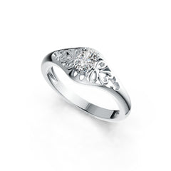 10K Gold Semi Mount Ring Setting Oval OV 6X4mm Solitaire Open Filigree DHJ