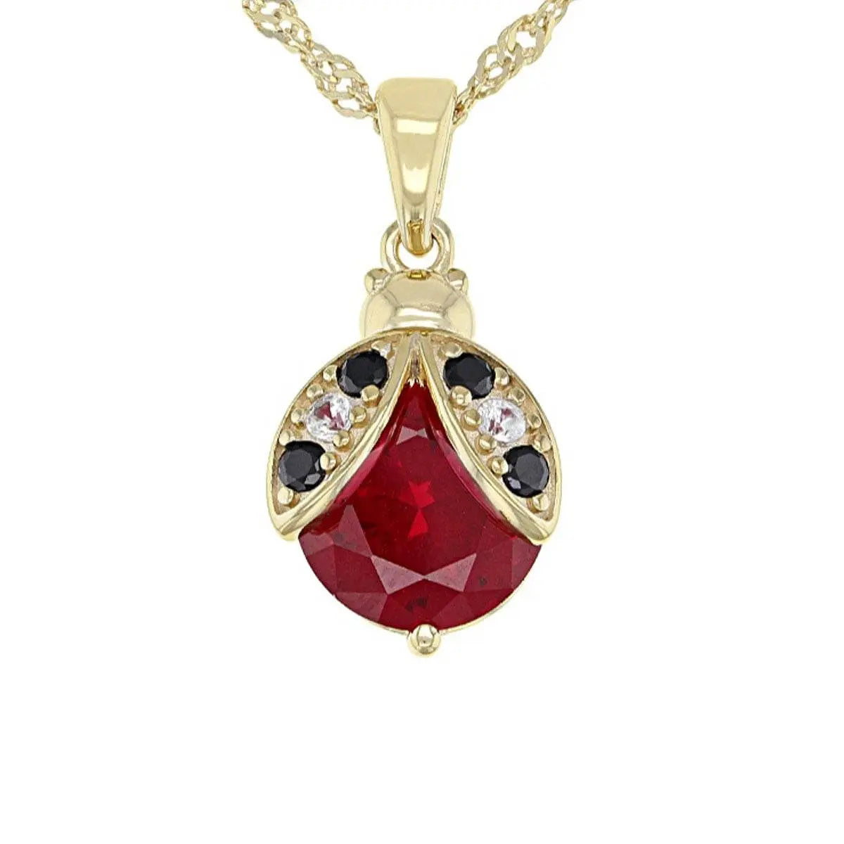 18K Gold Semi Mount Pendant Setting Round RD 10x10mm Diamond Accent DHJ