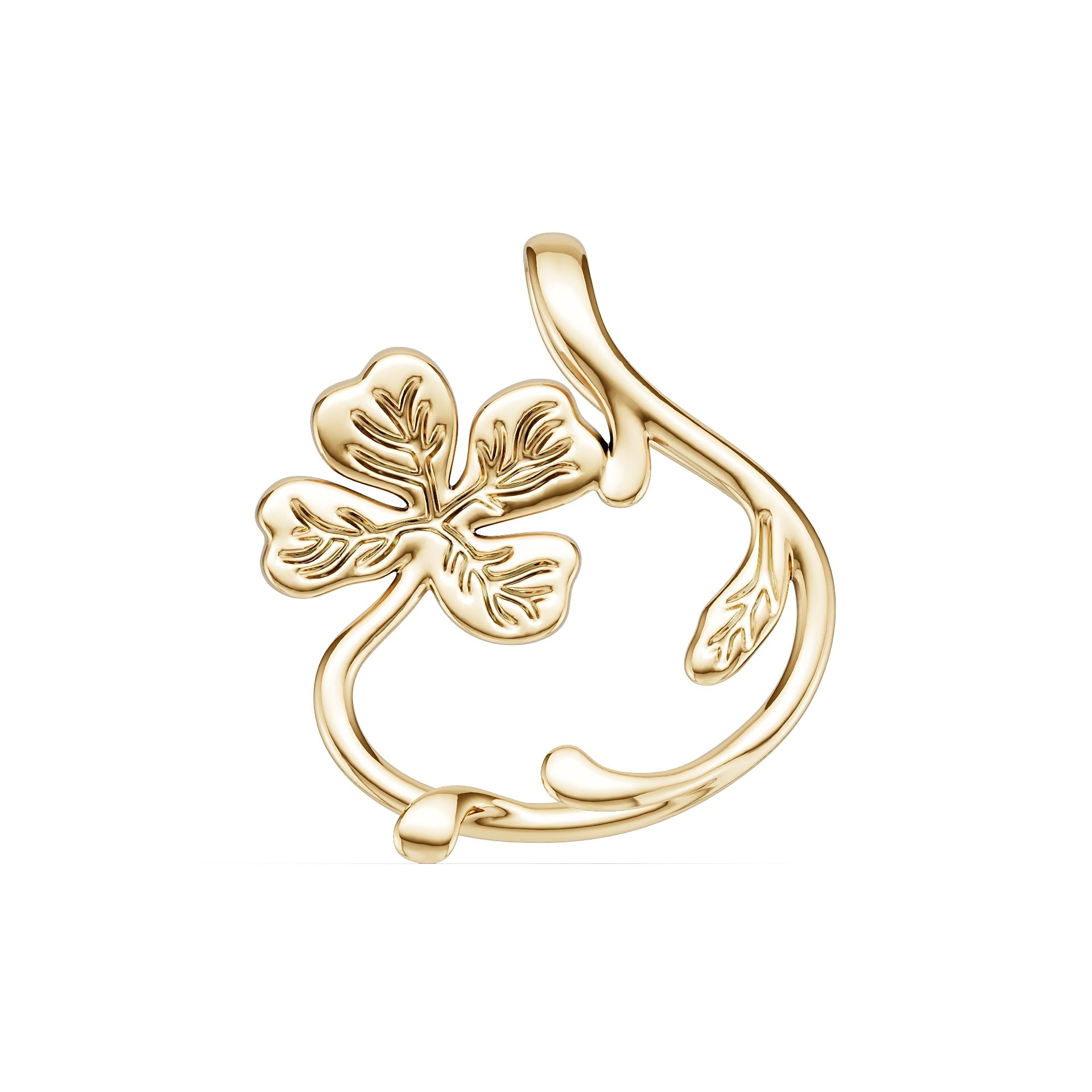 18K Gold Semi Mount Pendant Setting Round Ro 6x6mm Syz Jewelry