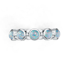 Platinum Semi Mount Ring Setting Round Ro 4x4mm Syz Jewelry