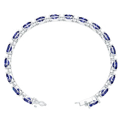 Platinum Semi Mount Bracelet Setting Oval Ov 5x4mm Syz Jewelry