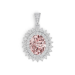 Sterling Silver Semi Mount Pendant Setting Oval OV 11X9mm Syzjewelry