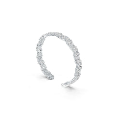 14K Gold Semi Mount Bracelet Setting PE 7X5mm PE 6X4mm RD 3.0mm DHJ