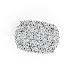 Sterling Silver Semi Mount Ring Setting Round RD 3.5mm DHJ