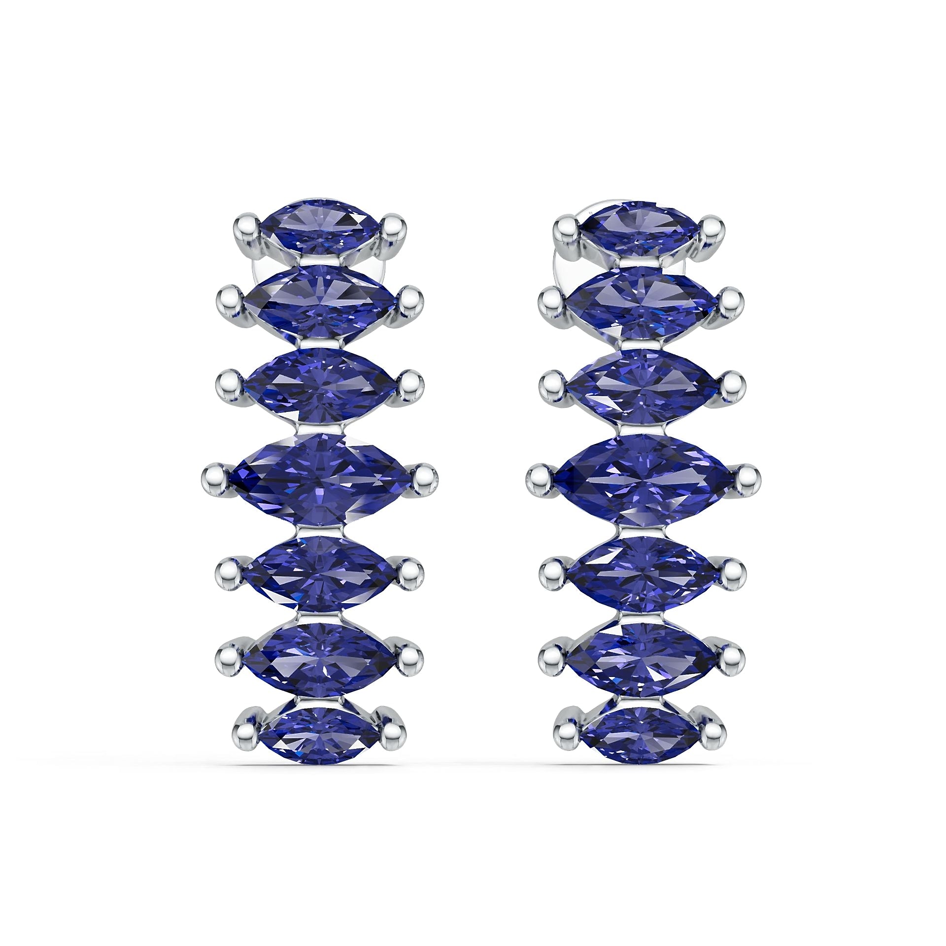 14K Gold Semi Mount Earrings Setting Round Ro 6x3mm Syz Jewelry