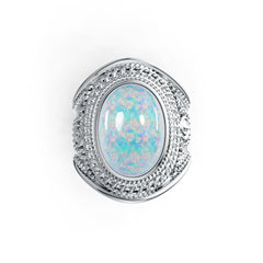 Sterling Silver Semi Mount Ring Setting Oval OV 14X10mm DHJ